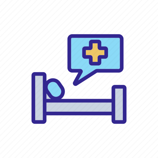 Bed, case, diploma, hospital, medic, medical, nurse icon - Download on Iconfinder