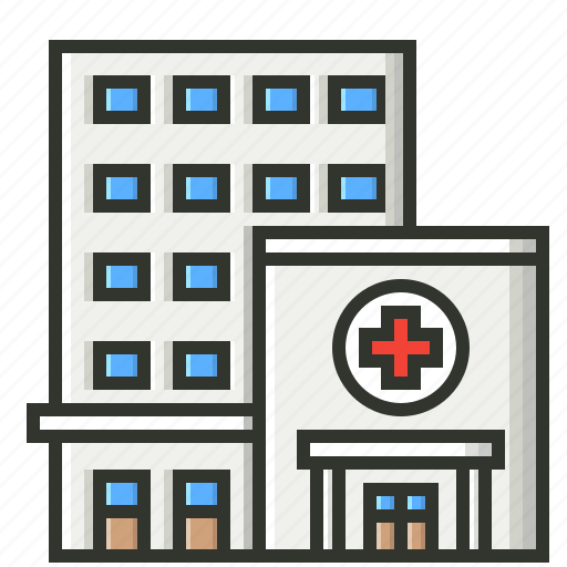 Building, clinic, hospital, medical, treatment icon - Download on Iconfinder