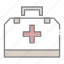 doctor, doctor&#x27;s bag, emergency, first aid kit, health, hospital, medical 