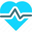 heart, heartbeat, monitor icon