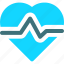 heart, heartbeat, monitor icon 