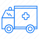 ambulance, transport, van, vehicle