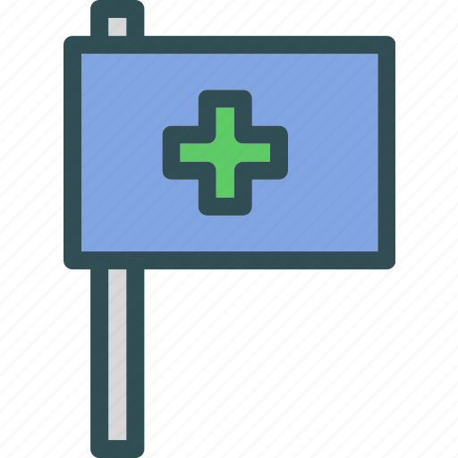 Crossflag, health, medical icon - Download on Iconfinder