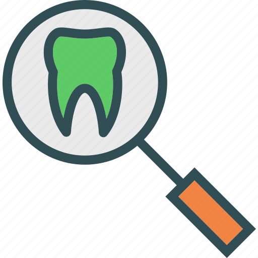 Dentist, doctor, medic, search, tooth icon - Download on Iconfinder