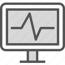 display, ekg, heartbeat, monitor, statssignal