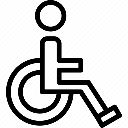 Chairsign, imobilized, invalid, wheel icon - Download on Iconfinder