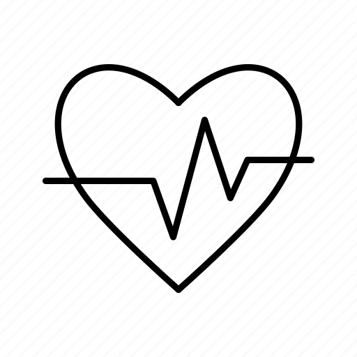 Heart, heartbeat, pulse icon - Download on Iconfinder