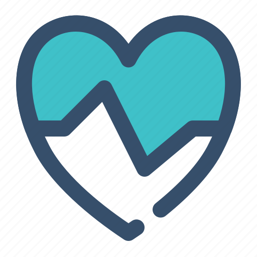 Heart, heartbeat, medical, pulse icon - Download on Iconfinder