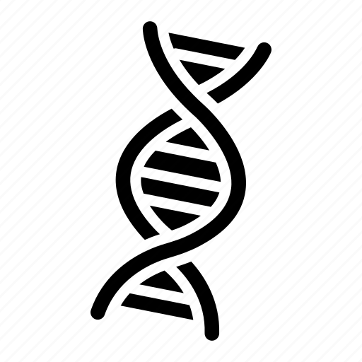 Dna, dna strand, deoxyribonucleic acid, double helix, chromosome strand icon - Download on Iconfinder