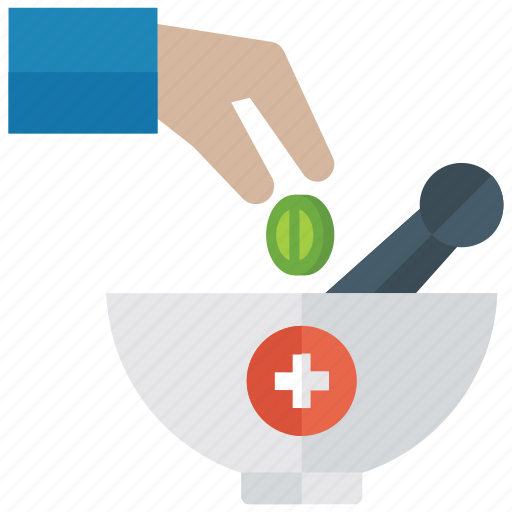 Herbal medicine, medicine bowl, mortar and pestle, pharmacist, pharmacy tool icon - Download on Iconfinder