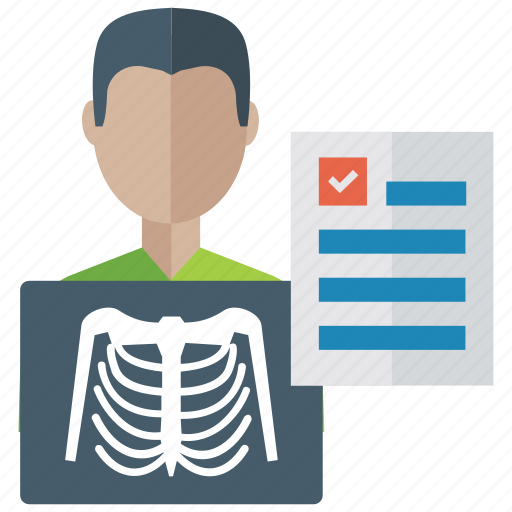 Radiology, radioscopy, ribs, spine x ray, x ray icon - Download on Iconfinder
