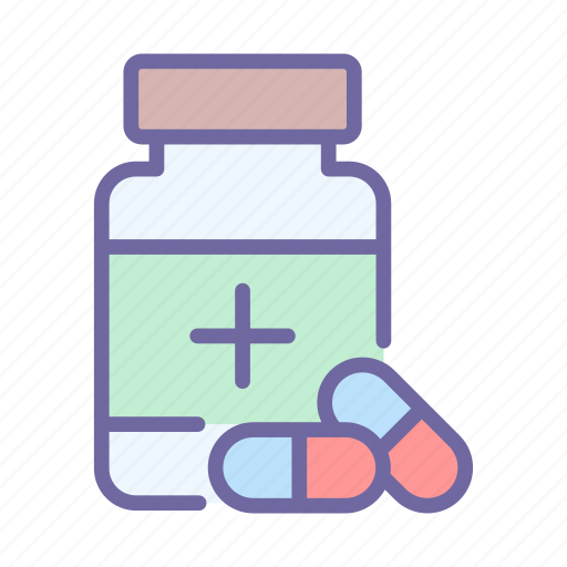 Pill, medical, tablet, pharmacy, capsule, bottle icon - Download on Iconfinder