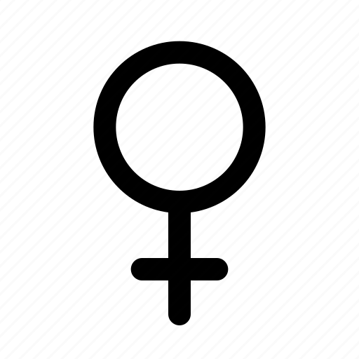 Female, symbol, gender, woman, sign icon - Download on Iconfinder