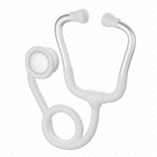 Medical, stethoscope, doctor, treatment 3D illustration - Download on Iconfinder