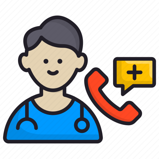 Health, medicine, doctor, calling, clinic icon - Download on Iconfinder