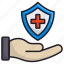 shield, protection, hospital, health, medicine 