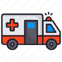 ambulance, vehicle, doctor, medical
