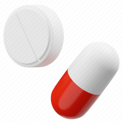 Drug, pill, health, capsule, medicine, healthcare, medical equipment 3D illustration - Download on Iconfinder