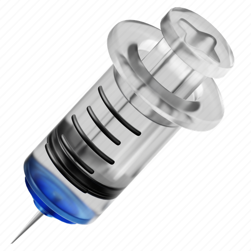 Syringe, injection, vaccine, health, healthcare, medical equipment, medical icon 3D illustration - Download on Iconfinder