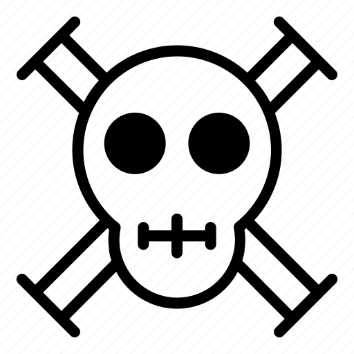 Danger, skull, skeleton, death, medical, hospital, clinic icon - Download on Iconfinder