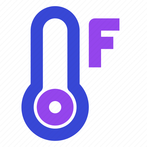 Farenheit, thermometer, cold, fahrenheit, forecast, weather icon - Download on Iconfinder