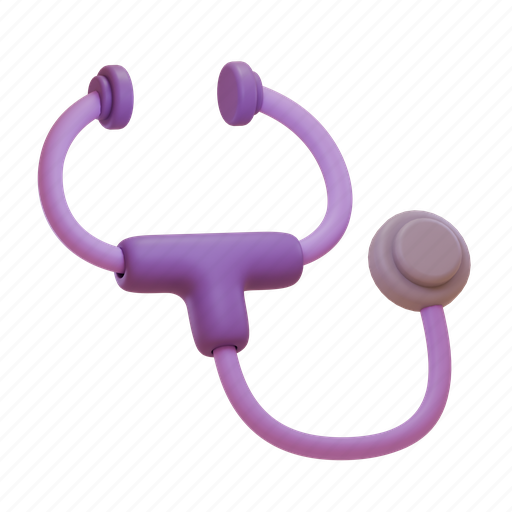 Stethoscope, care, medicine, healthcare, doctor, health, medical 3D illustration - Download on Iconfinder