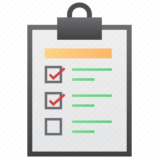 Checklist, document, form, report, survey icon - Download on Iconfinder
