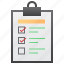 checklist, document, form, report, survey 