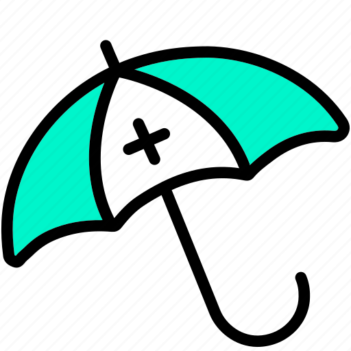 Medical, protection, rain, secure, umbrella, weather icon - Download on Iconfinder
