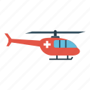 ambulance, healthcare, helicopter, hospital, rescue