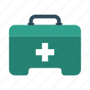 aid, box, healthcare, kit, medical