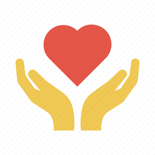 Hand, heart, life, protection, secure icon - Download on Iconfinder