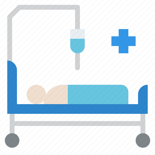 Bed, hospital, medical, patient icon - Download on Iconfinder
