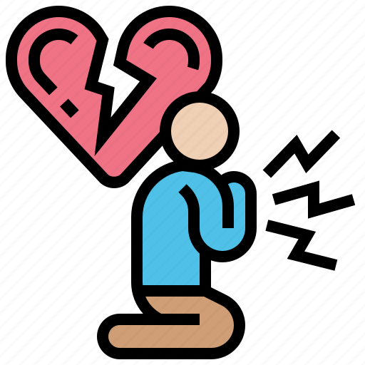 Arrest, attack, cardiac, heart, painful icon - Download on Iconfinder