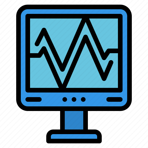Heart, medical, monitor, pulse, rate icon - Download on Iconfinder