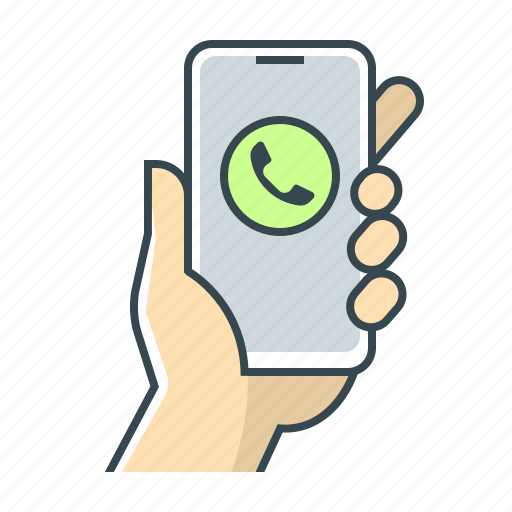 Call, hand, mobile, phone, smartphome icon - Download on Iconfinder