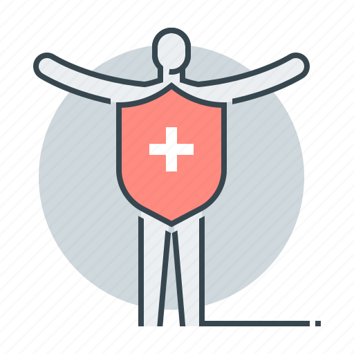 Health insurance, human, immunity, insurance, person, shield icon - Download on Iconfinder
