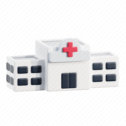 Hospital, medical, health, care 3D illustration - Download on Iconfinder