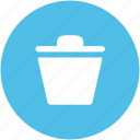 bin, delete, dustbin, remove, trash, trashcan