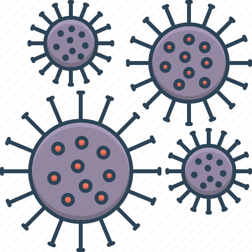 Bacteria, bacterium, germs, microbe, plasm, viruses icon - Download on Iconfinder
