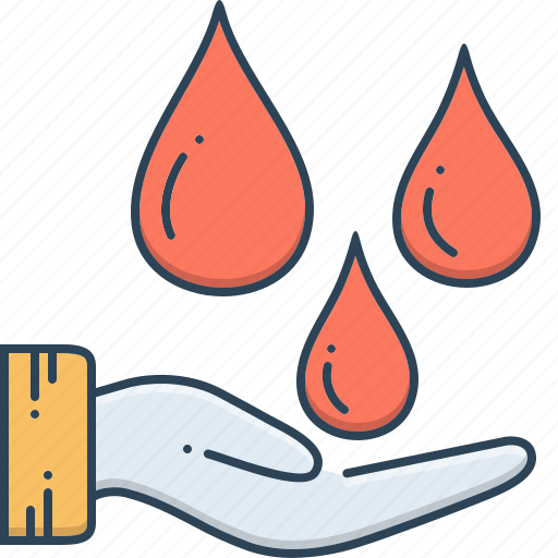 Blood, blood transfusion, drop, hand, transfusion icon - Download on Iconfinder