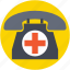 call, emergency call, hospital helpline, receiver, telephone 
