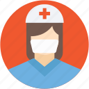 avatar, female nurse, medical assistant, nurse, profession
