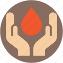 blood aid, blood donation, blood drop, drop, hands