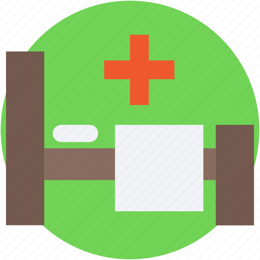 Clinic, hospital, hospital bed, hospital room, patient bed icon - Download on Iconfinder