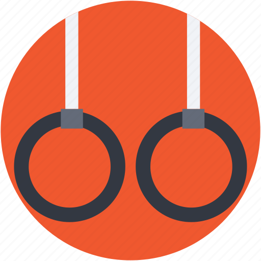 Flying rings, gymnastic rings, rings crossfit, steady rings, still rings icon - Download on Iconfinder