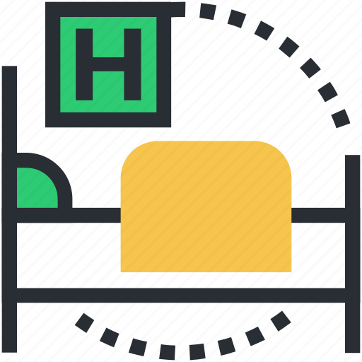 Health clinic, healthcare, hospital, hospital room, patient bed icon - Download on Iconfinder