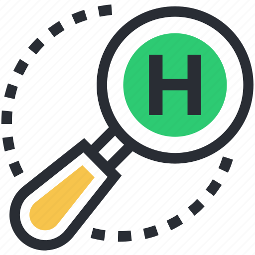 Find doctor, hospital, hospital location, magnifier, searching hospital icon - Download on Iconfinder