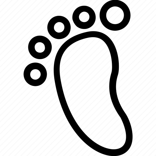Baby foot, foot, footprint, footstep, human, walk, walk footprint icon - Download on Iconfinder