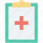 clipboard, medical report, medication, patient report, prescription 